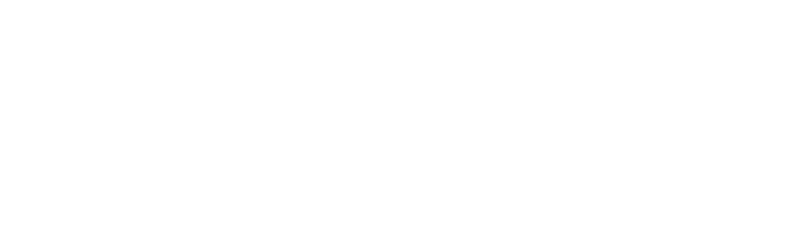 Logo de Fabrizio García en negativo