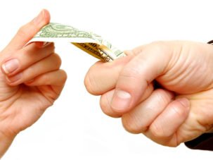 Fight for money
